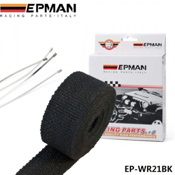 10m Exhaust Heat Wrap - Black