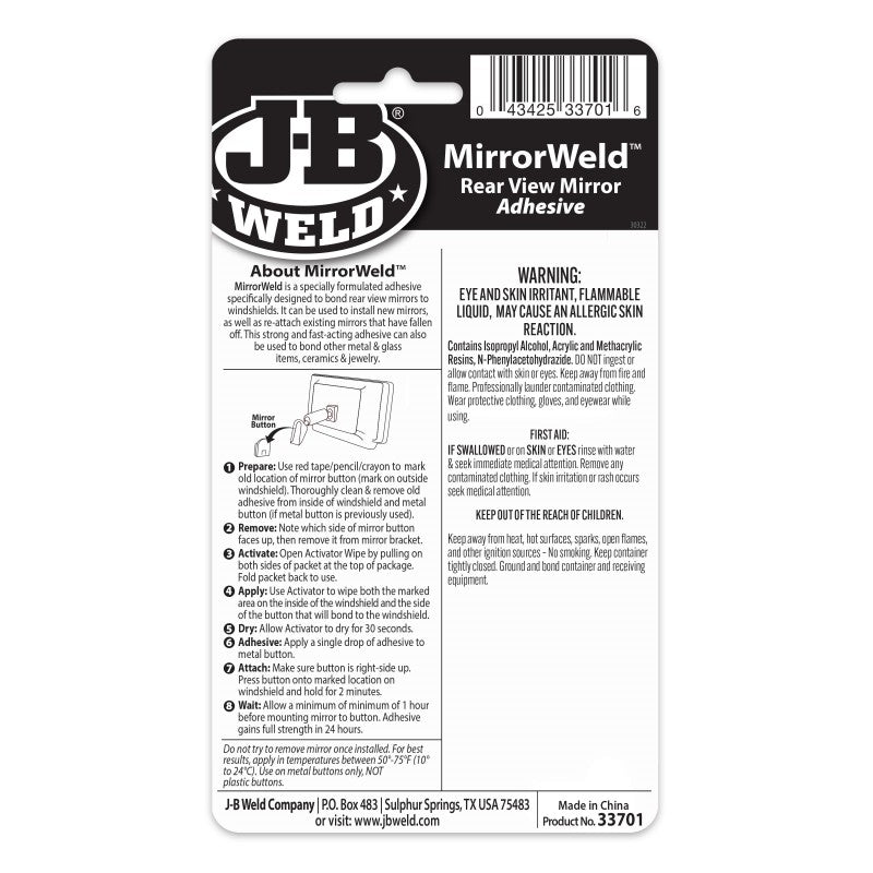 JB Weld Mirrorweld