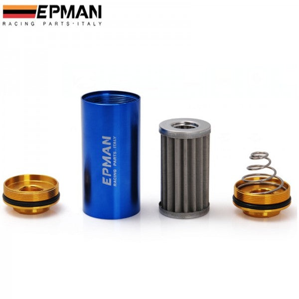 High Flow Fuel Filter - 8.6mm (Blue)