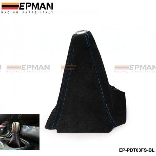 BLACK STITCH LEATHER SHIFT & E BRAKE BOOTS FOR BMW E36 E46 91-05 TRI STITCH - Foto 11