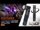 SP Tools Torch/Work Light - UV Inspection led Multifunction - Mag base - Rotatable Head