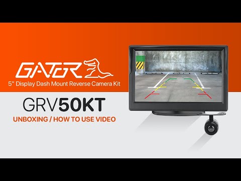 5IN DASH MOUNT REVERSING CAMERA KIT