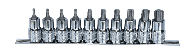 SP TOOLS "SOCKET RAIL SET 1/2""DR 10PC"