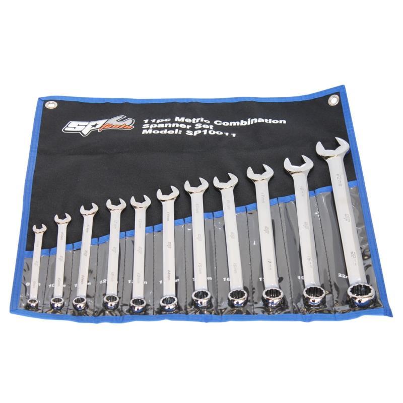 SP TOOLS COMBINATION ROE SPANNER SET - METRIC - 11PC