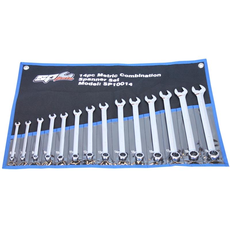 SP TOOLS COMBINATION ROE SPANNER SET - METRIC - 14PC