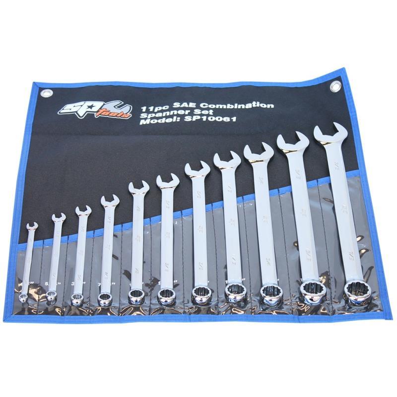 SP TOOLS COMBINATION ROE SPANNER SET - SAE - 11PC