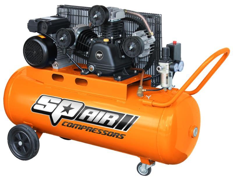 SP TOOLS AIR COMPRESSOR - TRIPLE CAST IRON PORTABLE - 3HP