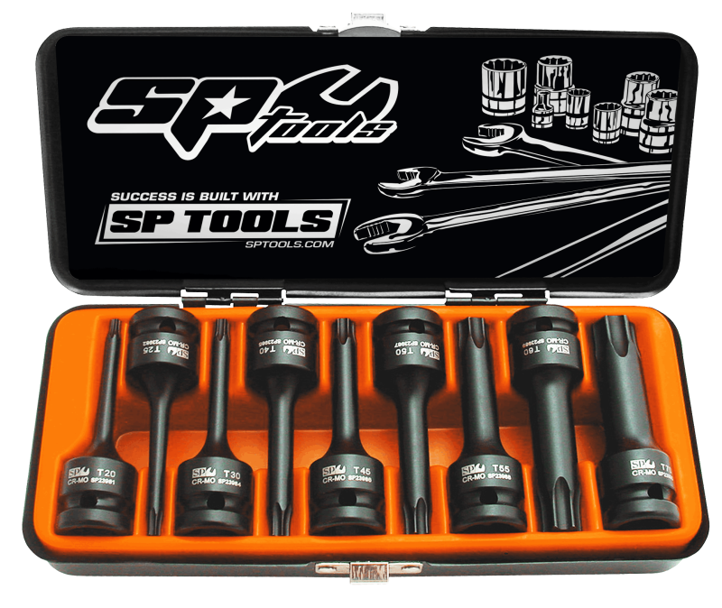 SP TOOLS 1/2"DR IMPACT SOCKET SET - TORX - 9PC