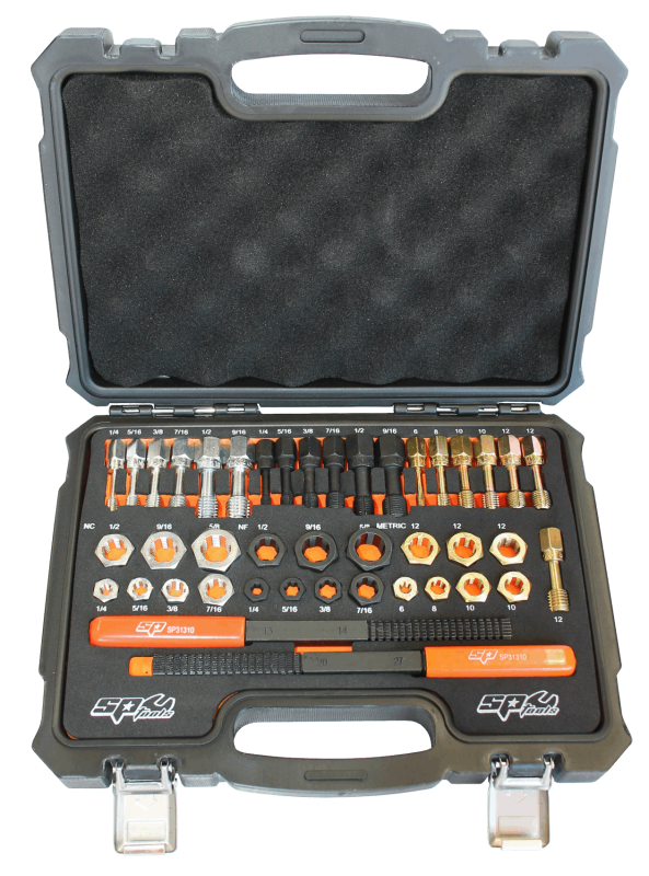 SP TOOLS RETHREADING KIT - AUTOMOTIVE - 42PC