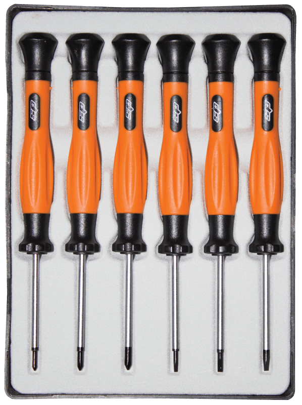 SP TOOLS MINI SCREWDRIVER SET (JEWELLERS SET) - 6PC