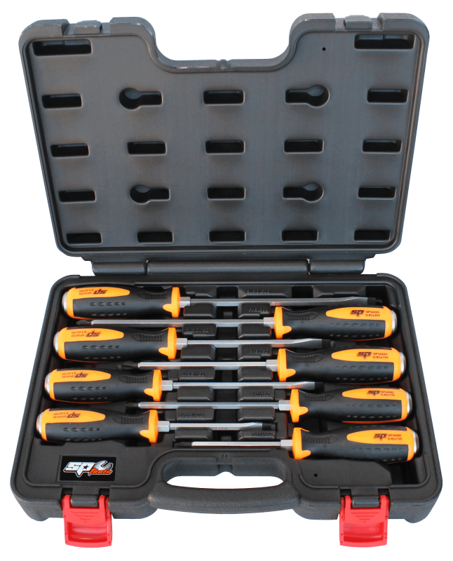 SP TOOLS GO THRU SCREWDRIVER SET - 8PC