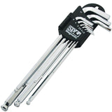 SP TOOLS MAGNETIC BALL DRIVE HEX KEY SET - METRIC CHROME - 9PC