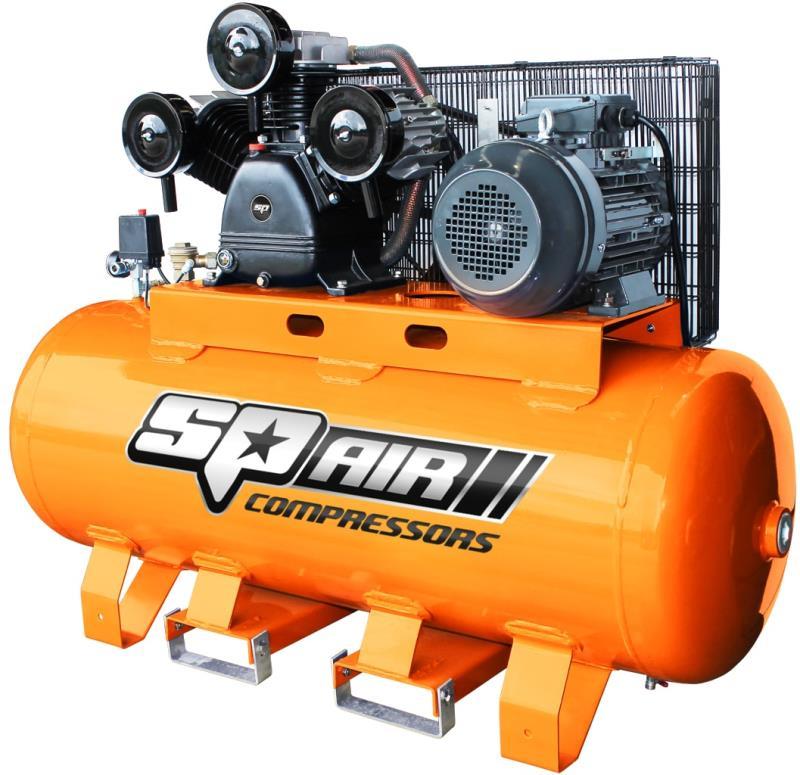 SP TOOLS AIR COMPRESSOR - TRIPLE CAST IRON STATIONARY - 7.5HP 3 PHASE