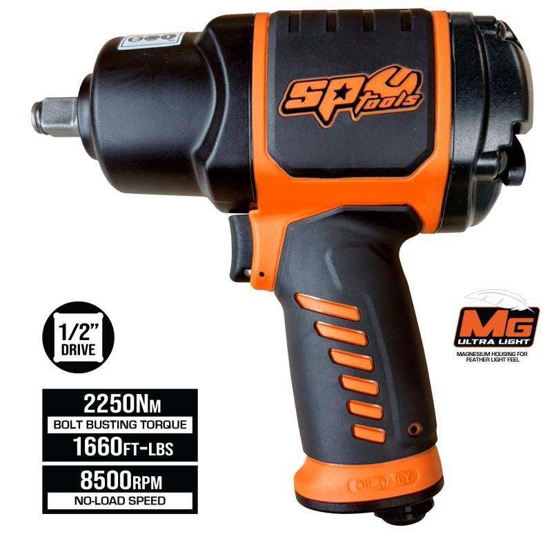 SP TOOLS 1/2"DR IMPACT WRENCH - 2250NM