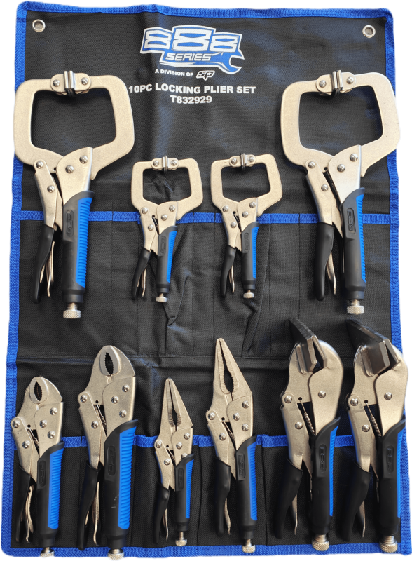SP Tools Locking Plier Set - 10PC