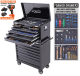 SP Tools Sumo Custom Series Tool Kit - 417pc - Metric/SAE - Black - Plus Bonus Eva Trays