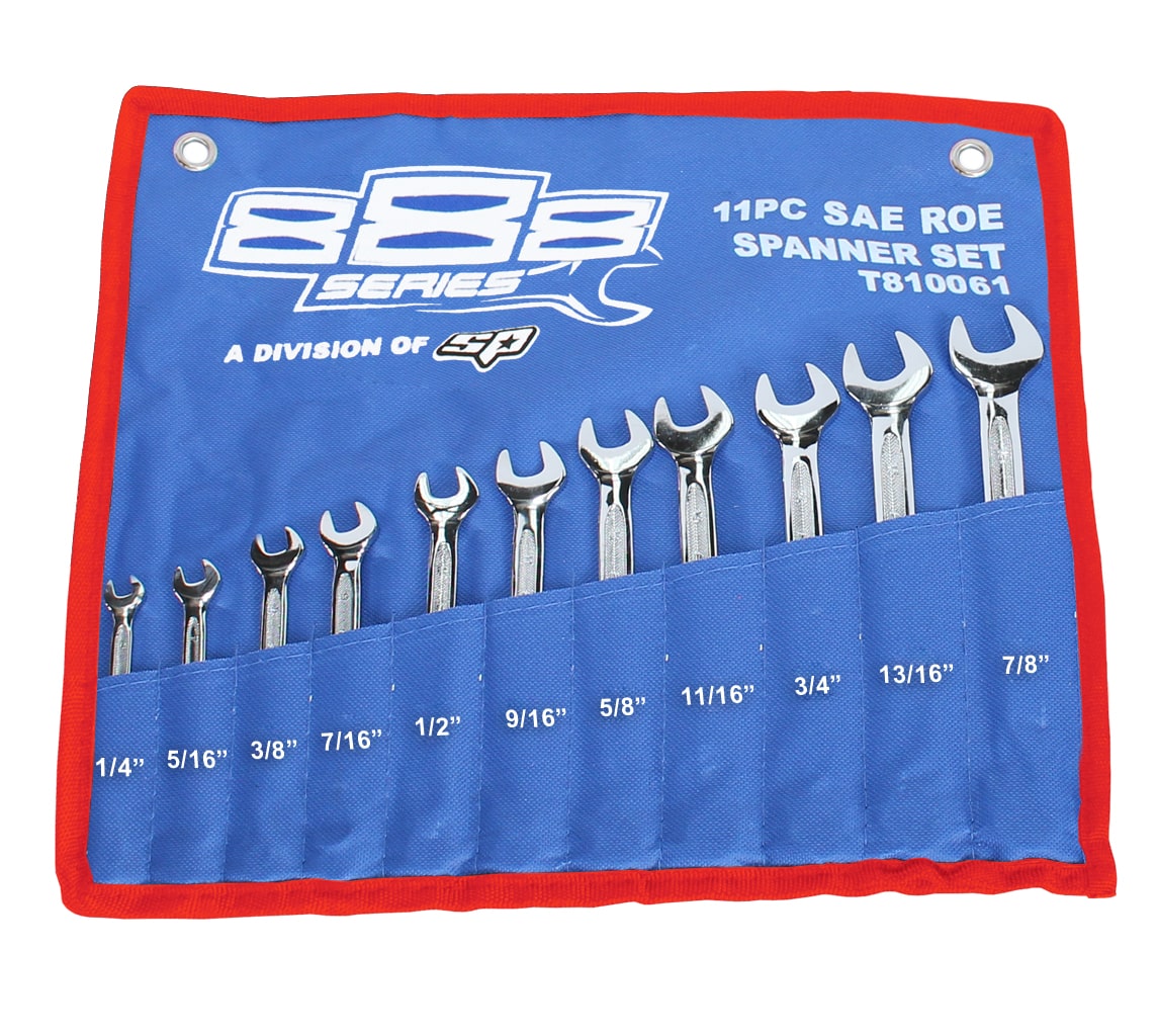 SP TOOLS COMBINATION ROE SPANNER SET - SAE - 11PC